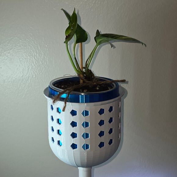 Aqua Hydroponic Aquarium Wicking Pot Planted House Plants Variable Height Tubes - Picture 2 of 16